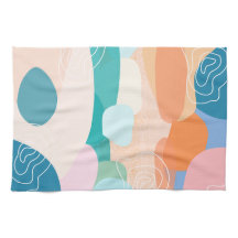 Resumen Formas orgánicas Paleta de color de conjun