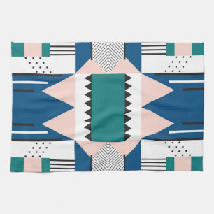 Paño De Cocina Resumen moderno: estilo geométrico sin soldadura