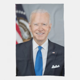 Paño De Cocina Retrato de la Casa Blanca del presidente Joe Biden