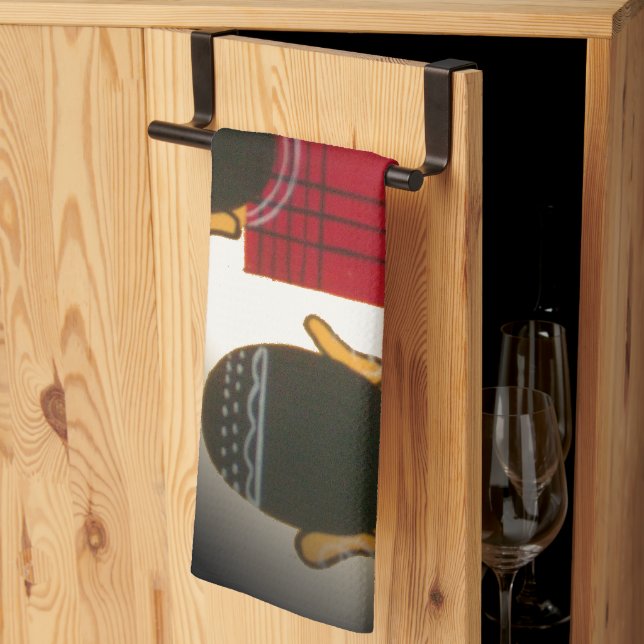 Paño De Cocina Retrato de la familia Maasai bajo control (Pliegue de tercios)