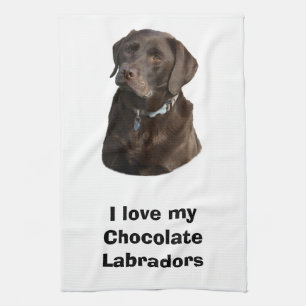 Paño De Cocina Retrato de la foto del perro de Labrador del