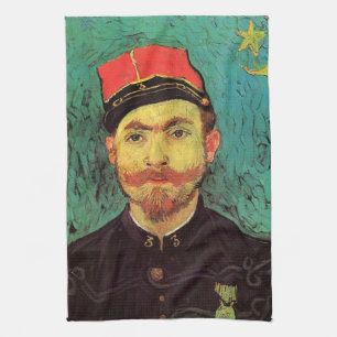 Paño De Cocina Retrato de Milliet, El amante de Vincent van Gogh