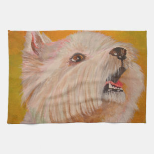 Paño De Cocina Retrato de West Highland White Terrier