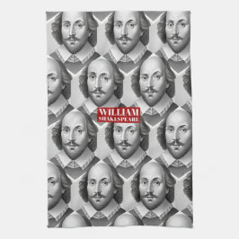 Paño De Cocina Retrato de William Shakespeare ilustracion Hamlet