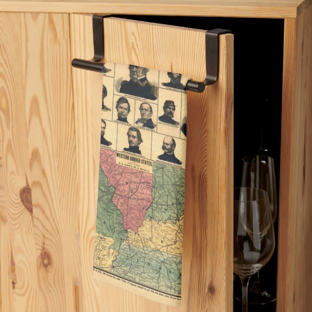 Paño De Cocina Retratos militares en la frontera de la guerra civ (Pliegue de tercios)