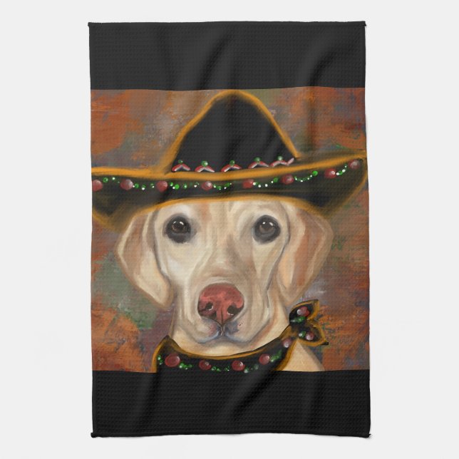 Paño De Cocina Retriever de Labrador    (Vertical)