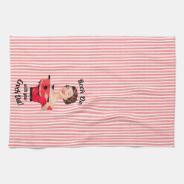 Paño De Cocina Retro ama de casa sacude con tu trasero