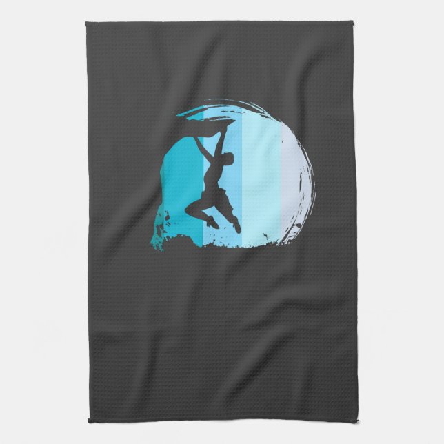 Paño De Cocina Retro de escalada (Vertical)