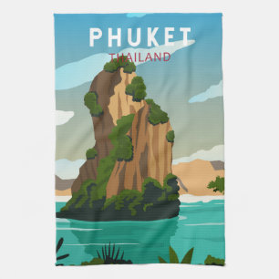 Paño De Cocina Retro de Phuket Thailand
