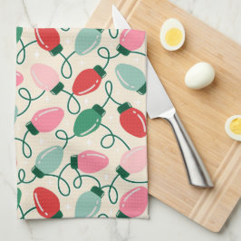 Paño De Cocina Retro Glow Lights