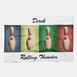 Paño De Cocina Retro King Pins