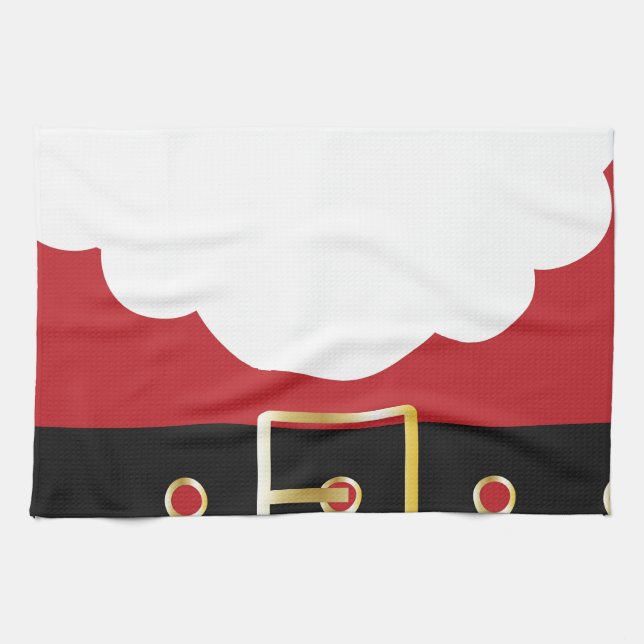 Paño De Cocina retro santa claus (Horizontal)