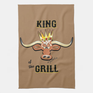 Paño De Cocina Rey del Grill - Longhorn Steer