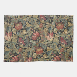 Paño De Cocina Rich Floral Tapestry Brocade Antiguo Clásico