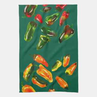 Paño De Cocina Rich Harvest of Peppers Kitchen Towels