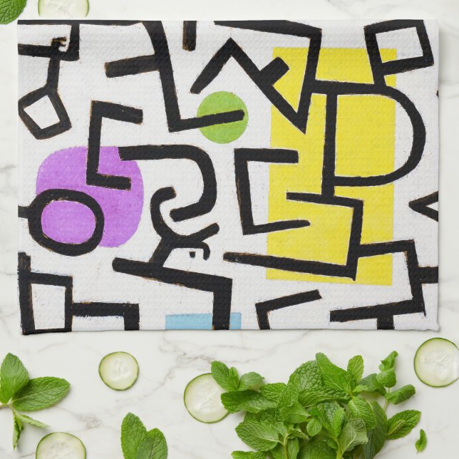 Paño De Cocina Rich Port, Paul Klee (Doblado)