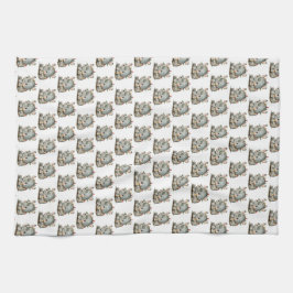 Paño De Cocina Rinoceronte festivo