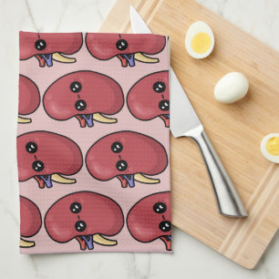 Paño De Cocina Riñón Adorable - Biología Humana