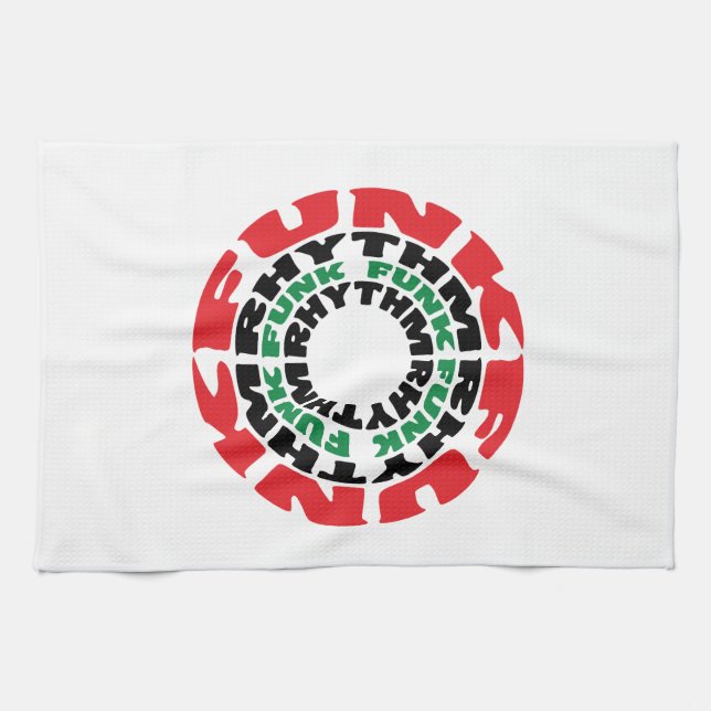 Paño De Cocina Ritmo Funk Funk Rhythm (Horizontal)