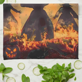 Paño De Cocina Ritual de la Hora de las Brujas – Danza de Fuego d