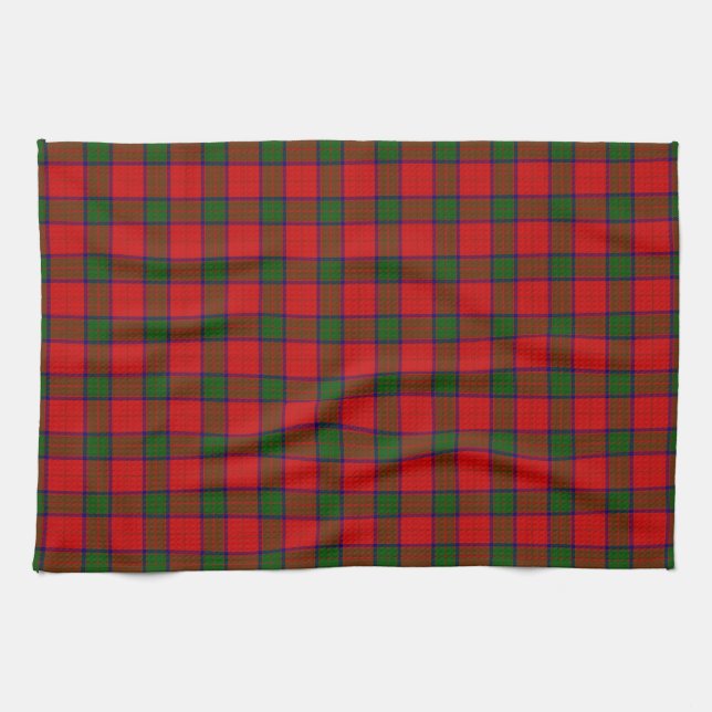 Paño De Cocina Robertson tartan platillo rojo (Horizontal)