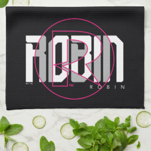 Paño De Cocina Robin Hi-Tech Name Graphic
