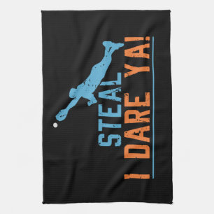 Paño De Cocina Robo I Dare Ya - Cocina de camiseta de béisbol Sof