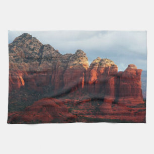 Paño De Cocina Roca de la Cafetera Nublada en Sedona Arizona