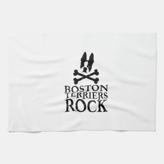 Paño De Cocina Roca oficial Merch de los terrieres de Boston