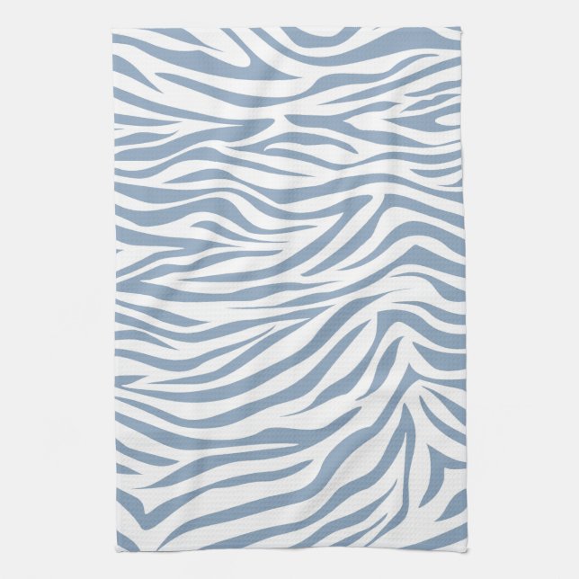 Paño De Cocina Rock Blue Safari Zebra (Vertical)