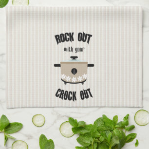 Paño De Cocina Rock Out con tu Crock Out Beige Taupe