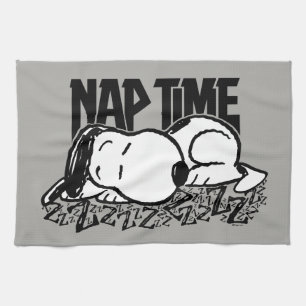 Paño De Cocina Rock Tees   Tiempo de Nap Snoopy