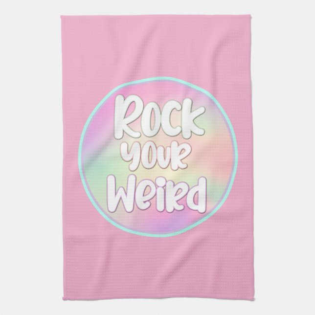 Paño De Cocina Rock Your Weird (Vertical)
