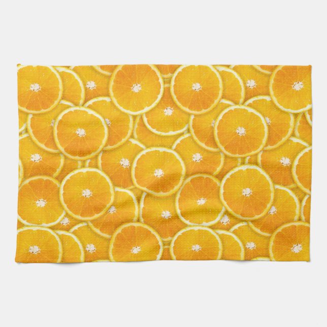 Paño De Cocina Rodajas de naranja (Horizontal)