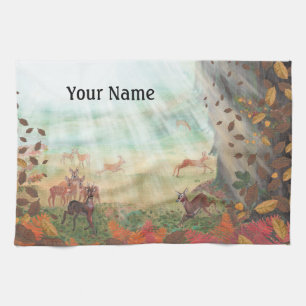 Paño De Cocina Roe Deer Capreolus capreolus Personalizado