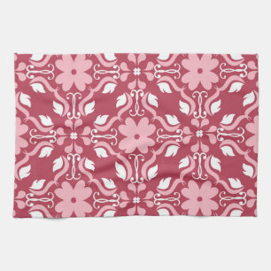 Paño De Cocina Rojo, color beige floral, fondo de pantalla transp