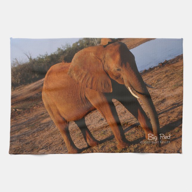 Paño De Cocina Rojo grande (Horizontal)