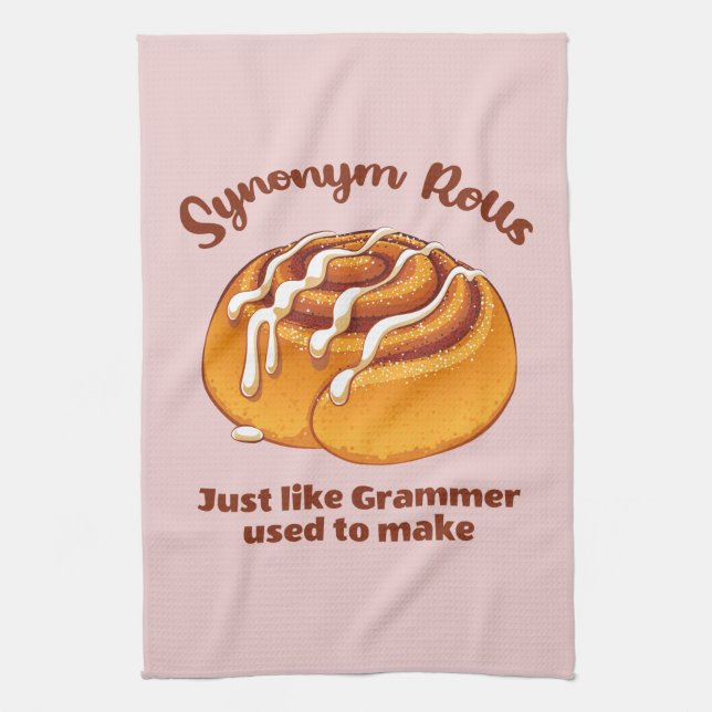Paño De Cocina Rollos de sinónimo como Grammer solía hacer (Vertical)