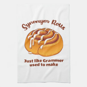 Paño De Cocina Rollos de sinónimo como Grammer solía hacer
