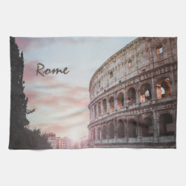Paño De Cocina Roma Arquitectura antigua, paisaje de ciudad atard