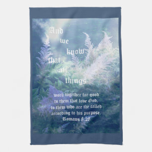 Paño De Cocina Romanos Astilbe Blue Mist 8:28