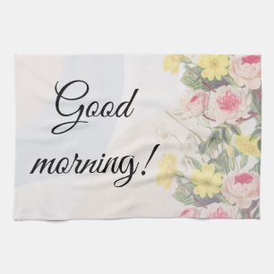 Paño De Cocina Romantic blooming flowers