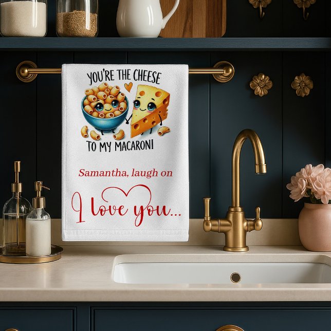 Paño De Cocina Romantic Funny Food Valentine Kitchen Towel (Romantic Funny Food Valentine Kitchen Towel)