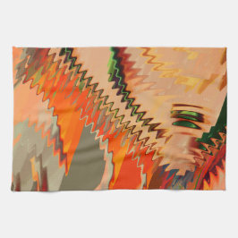 Paño De Cocina Romper color con efecto zigzag o ondulación
