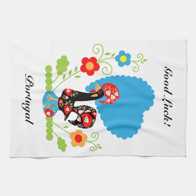 Paño De Cocina Rooster de Portugal (Horizontal)