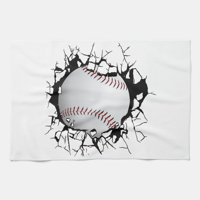 Paño De Cocina Ropa de béisbol - béisbol  (Horizontal)