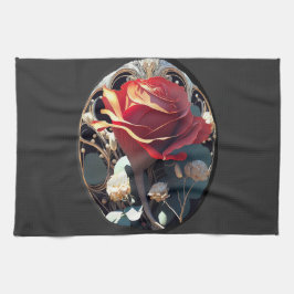 PAÑO DE COCINA ROSA #1