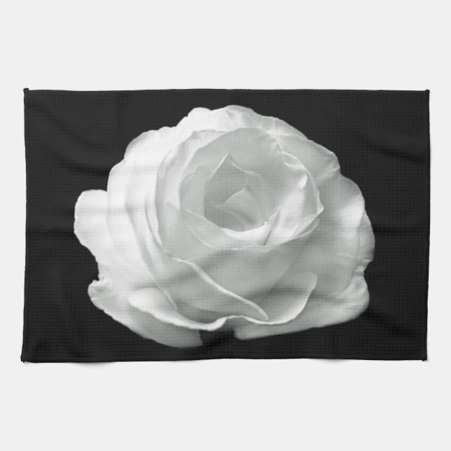 Paño De Cocina Rosa Blanca Y Negra (Horizontal)