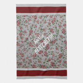 Paño De Cocina Rosa floral vintage de lujo