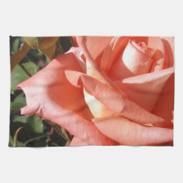 Paño De Cocina Rosa Rosa Melocotón